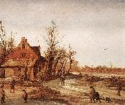 Winter Landscape rt VELDE, Esaias van de